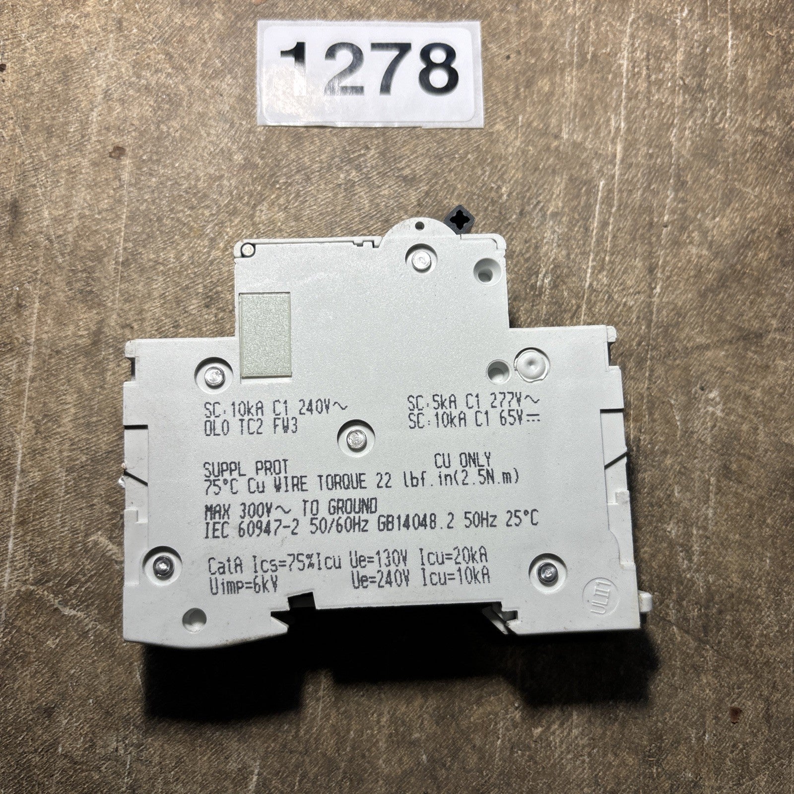 Schneider Electric C60 20A Multi 9 D20A Circuit Breaker 1 Pole DIN Rail Lot Of 73