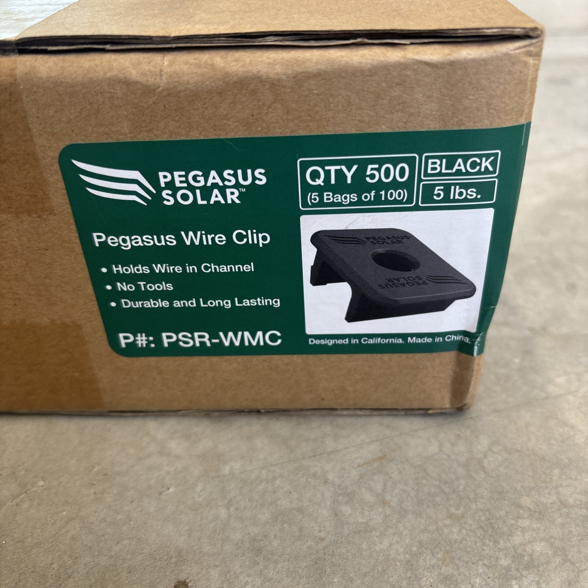 New Box of 500 Pegasus Wire Clip PSR-WMC (5 Boxes Of 100)1