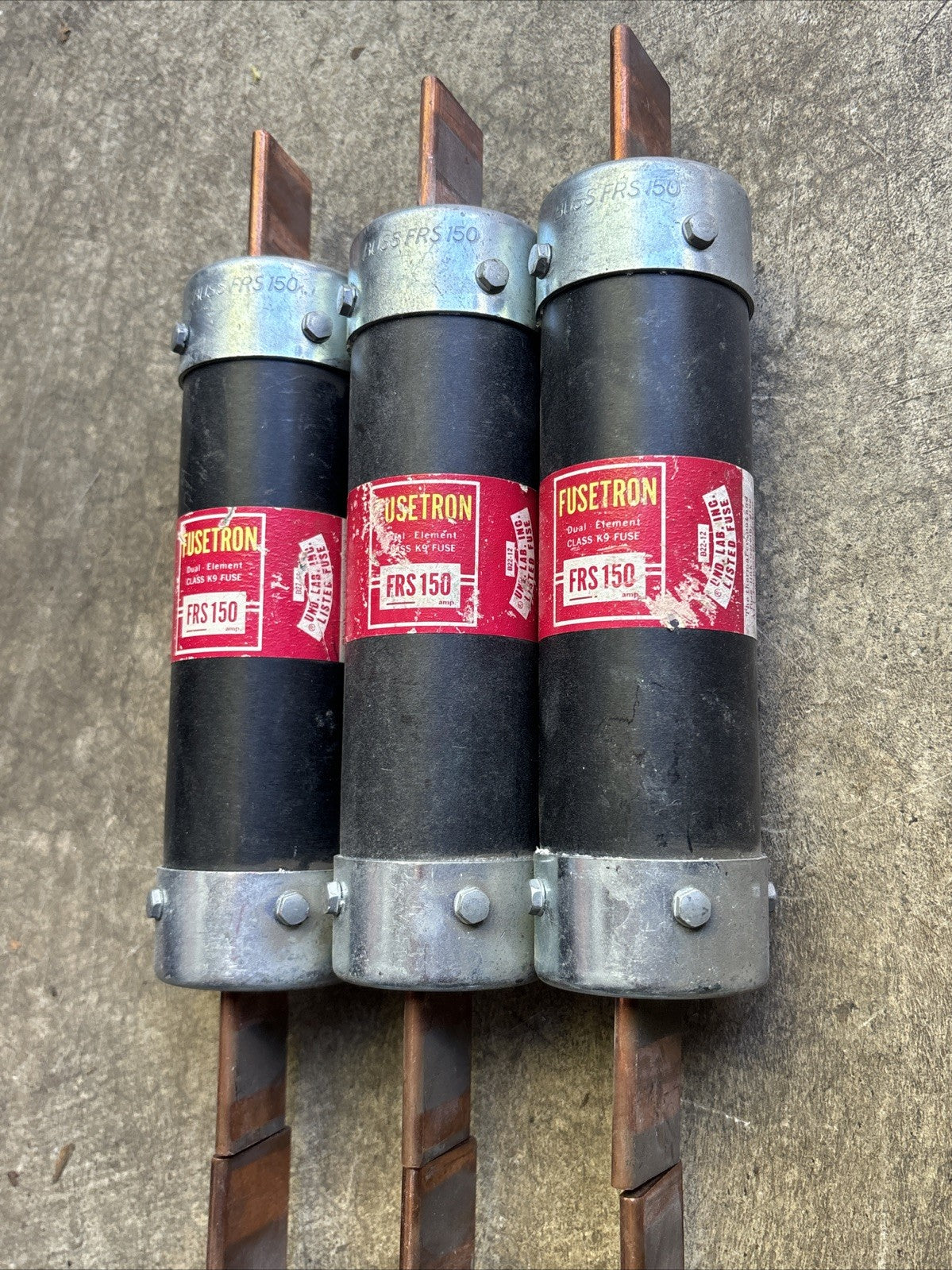 Bussmann Fusetron FRS 150 Dual Element Time Delay Class K5 Fuse (Lot of 6)2