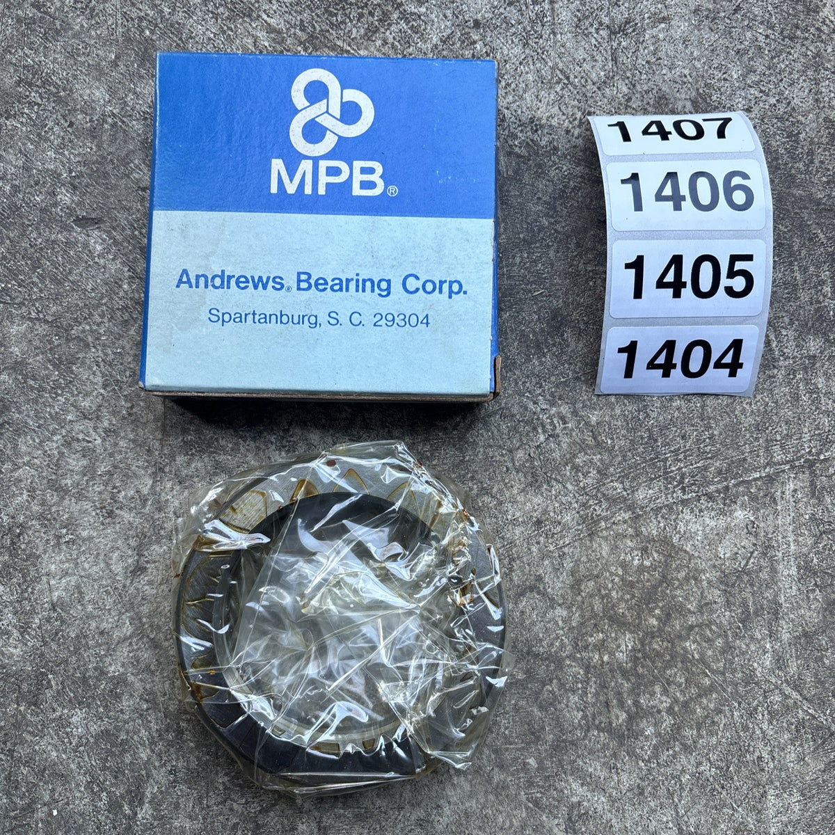 NEW IN BOX ANDREWS/MPB 7324W57 I THRUST BEARING1