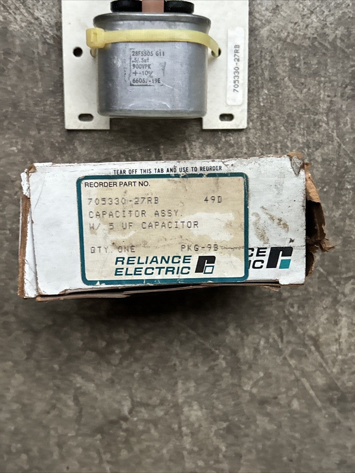 Reliance Electric 705330 27RB Capacitor 1