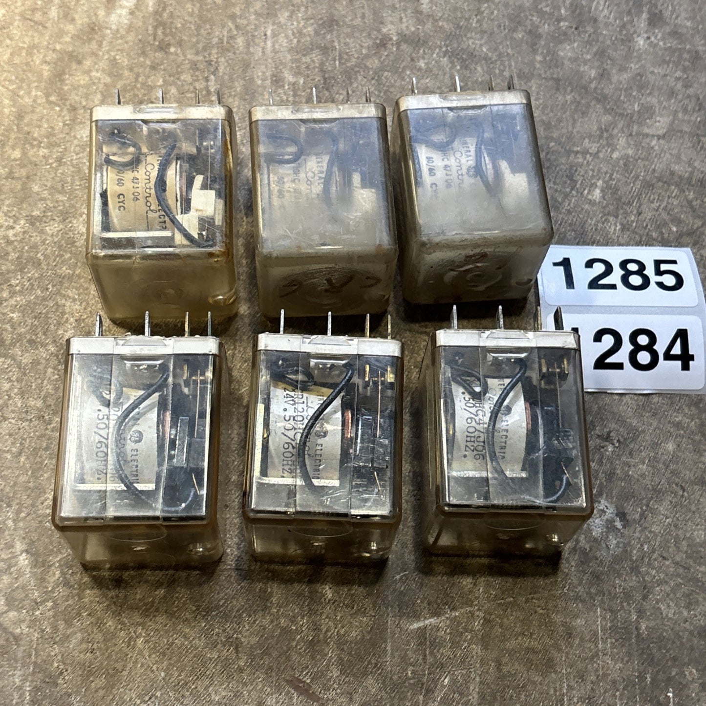 CR120HC47J06C GE Relay 120V Coil Good Lot Of 62