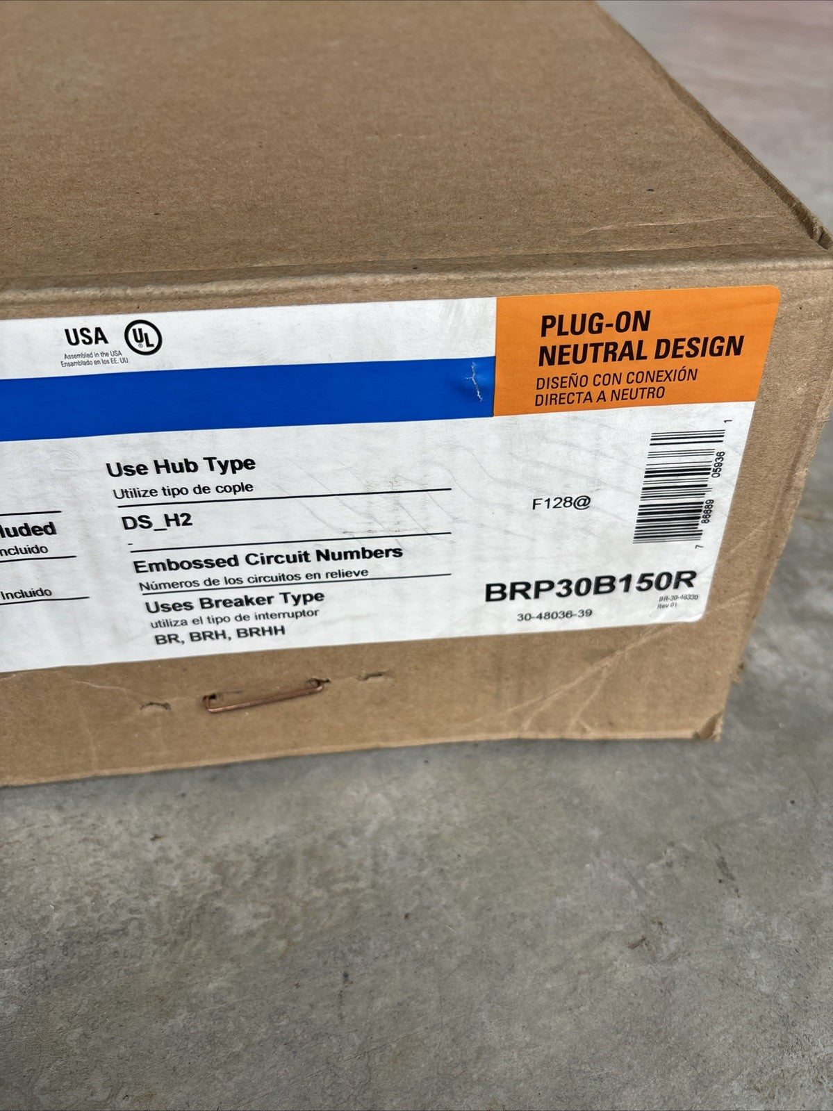 Eaton BRP30B150R Loadcenter 150A Main Breaker NEMA 3R 30 Space 60 Circuit2
