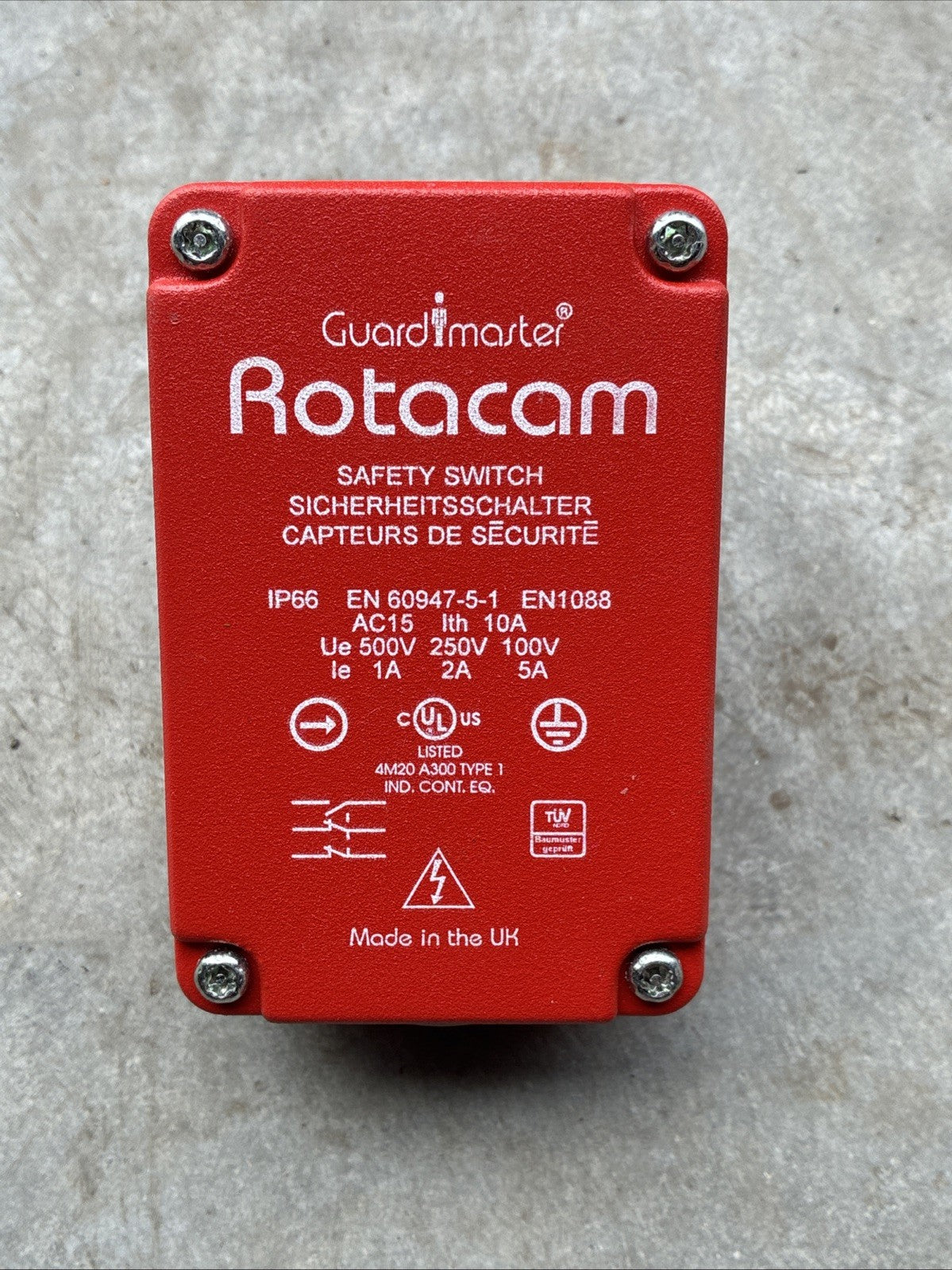 NEW NO BOX  Allen Bradley 440H R03078 Ser A Guardmaster Rotacam Safety Switch1