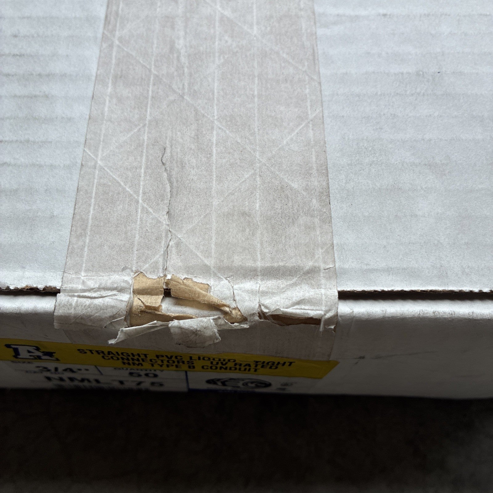 New Arlington NMLT75 Straight Liquid Tight Conduit Connector, 3/4 in Trade1