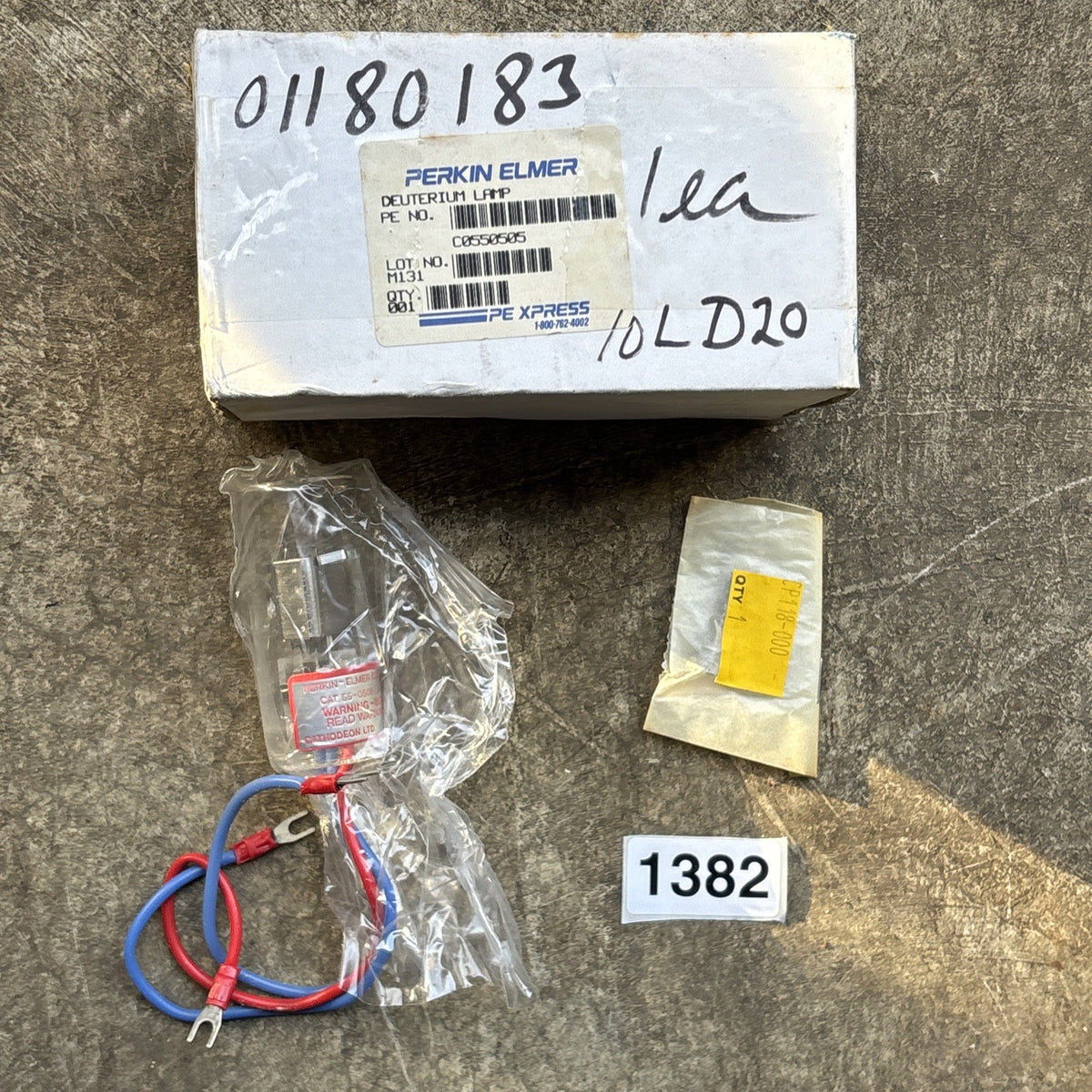 Perkin Elmer 55 0505 Deuterium Lamp / Bulb NIB0