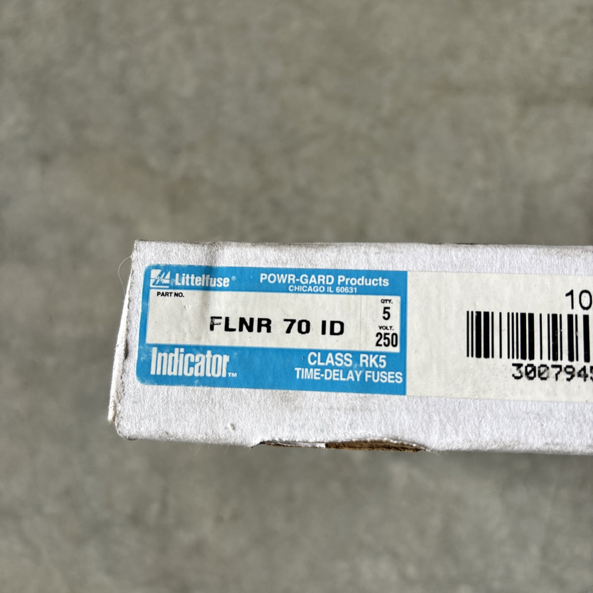 Littlefuse FLNR70ID 70 Amp 250Vac Time Delay Fuse New Case Of 51