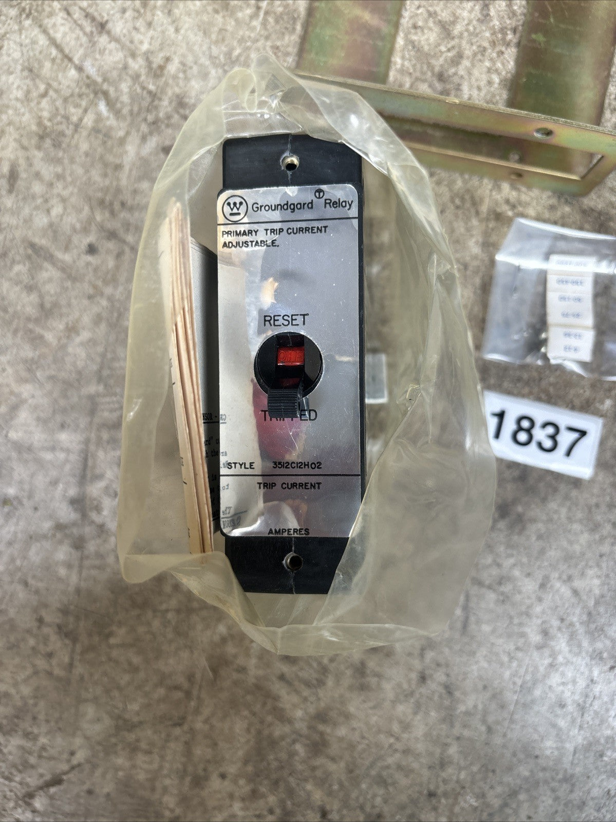 EATON CH WESTINGHOUSE 3512C12H02 GR GROUNDGUARD 33 100% ADJ TRIP RELAY P34952