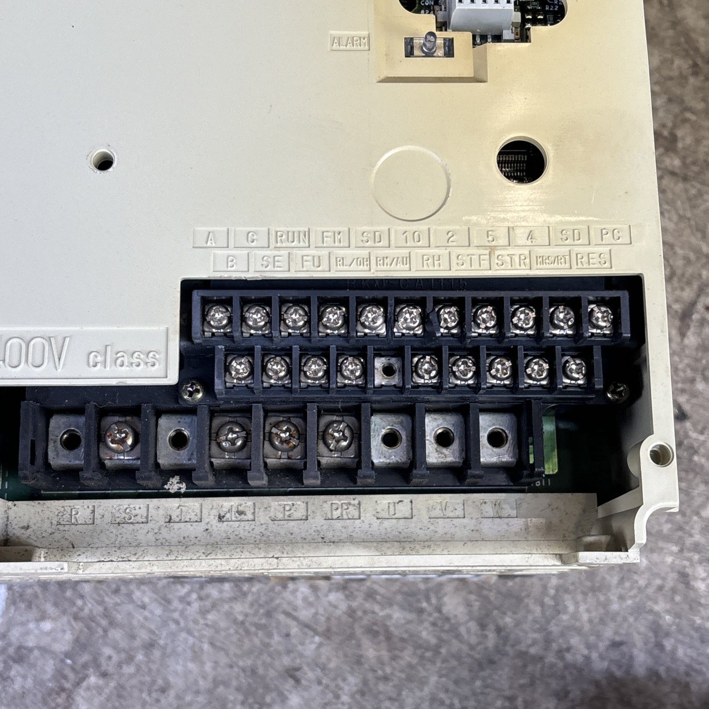 Mitsubishi FR A044 3.7K UL 5.0Hp Frequency Drive with FR PU03E Parameter Unit3