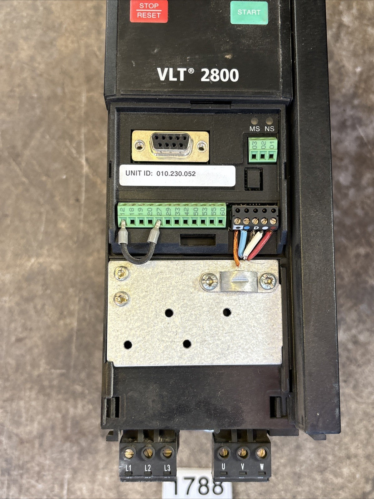 [Used] Danfoss Model VLT 2800 Variable Speed Inverter Drive 195N10571