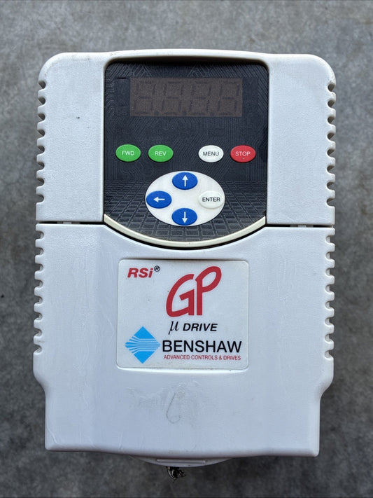 BENSHAW VARIABLE FREQUENCY DRIVE RSI002GP4B 480 VAC 2 HP 3 PHASE 5.2 AMP0
