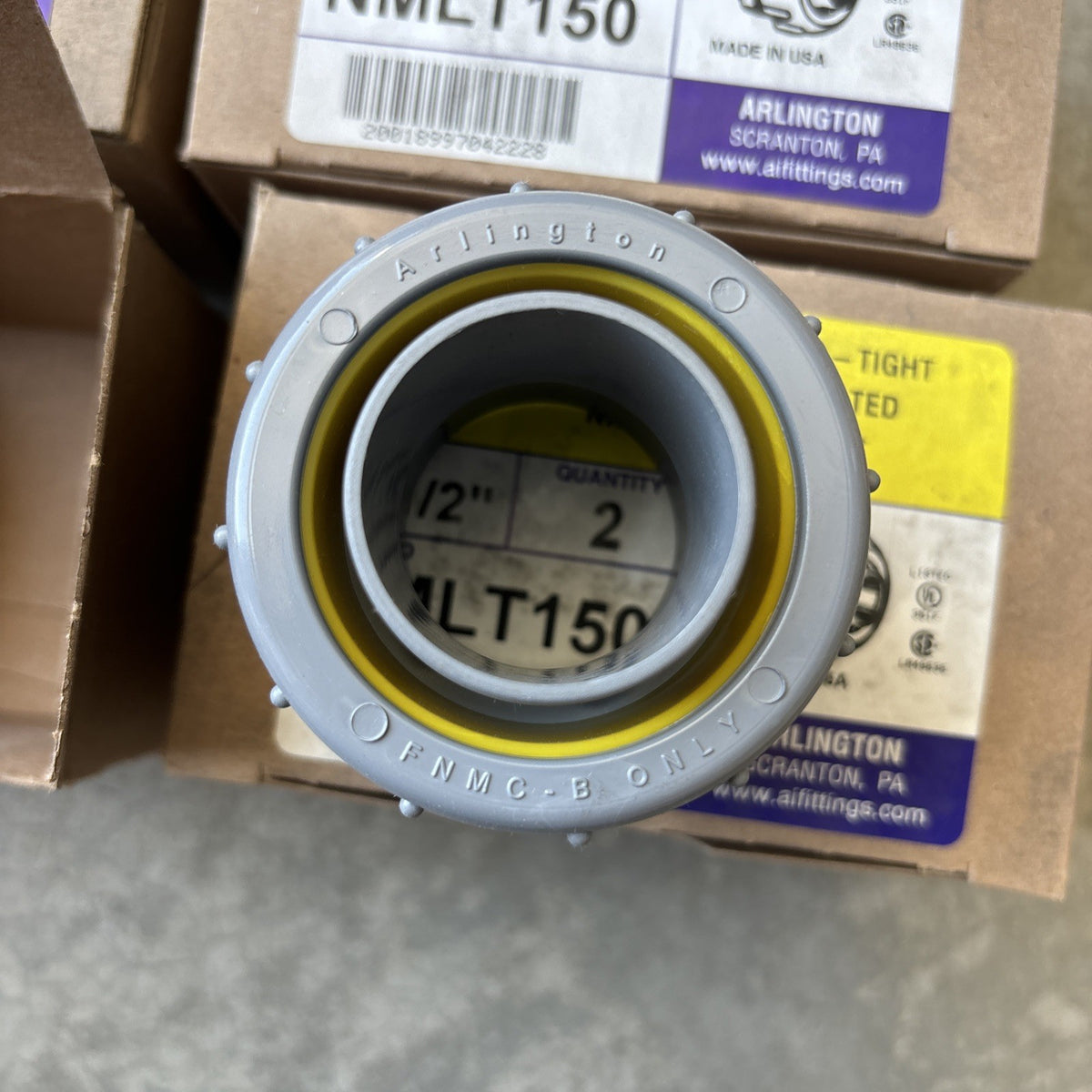 Arlington NMLT150 Liquid Tight Connector 5 Cases Of 2. 10 Total Pieces.3