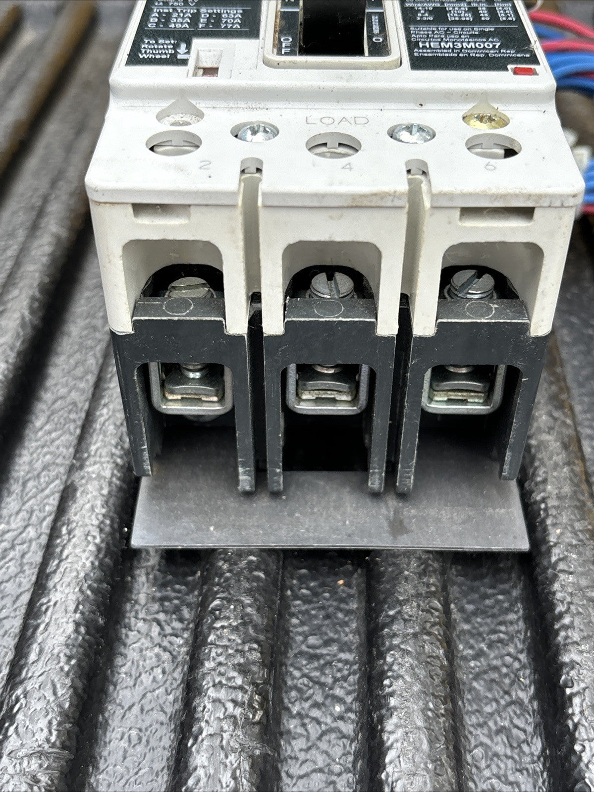 SIEMENS HEM3M007 7Amp 3P 480VAC EG FRAME C.B. Used, Tested6