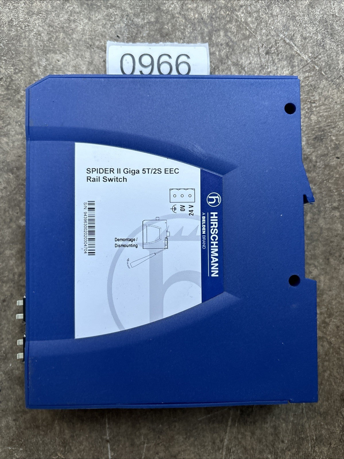 HIRSCHMANN 61131-2 SPIDER II GIGA 5T/2S EEC RAIL SWITCH1