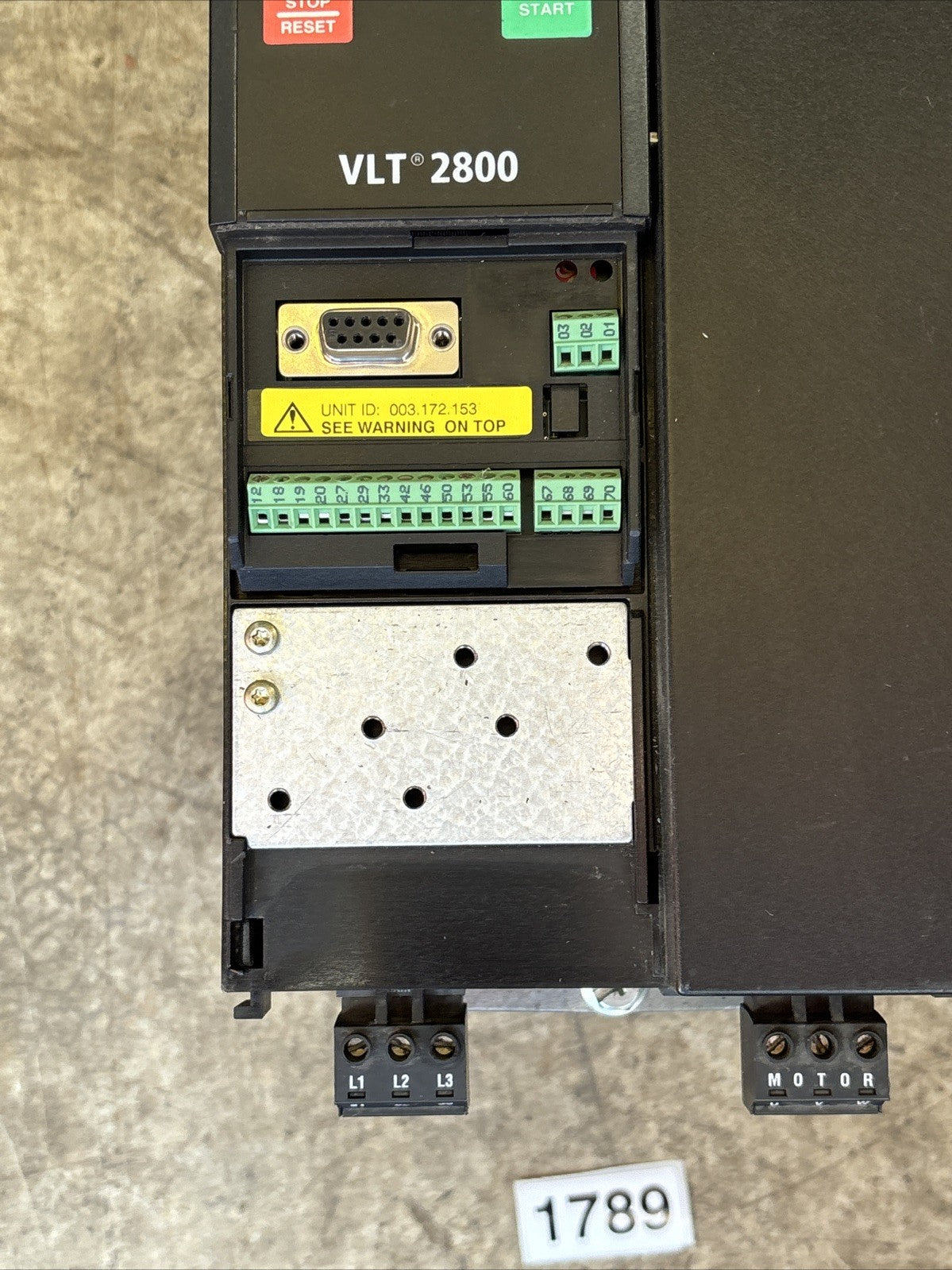 Danfoss 195N1085 VLT 2800 Variable Frequency AC Drive Used Good2