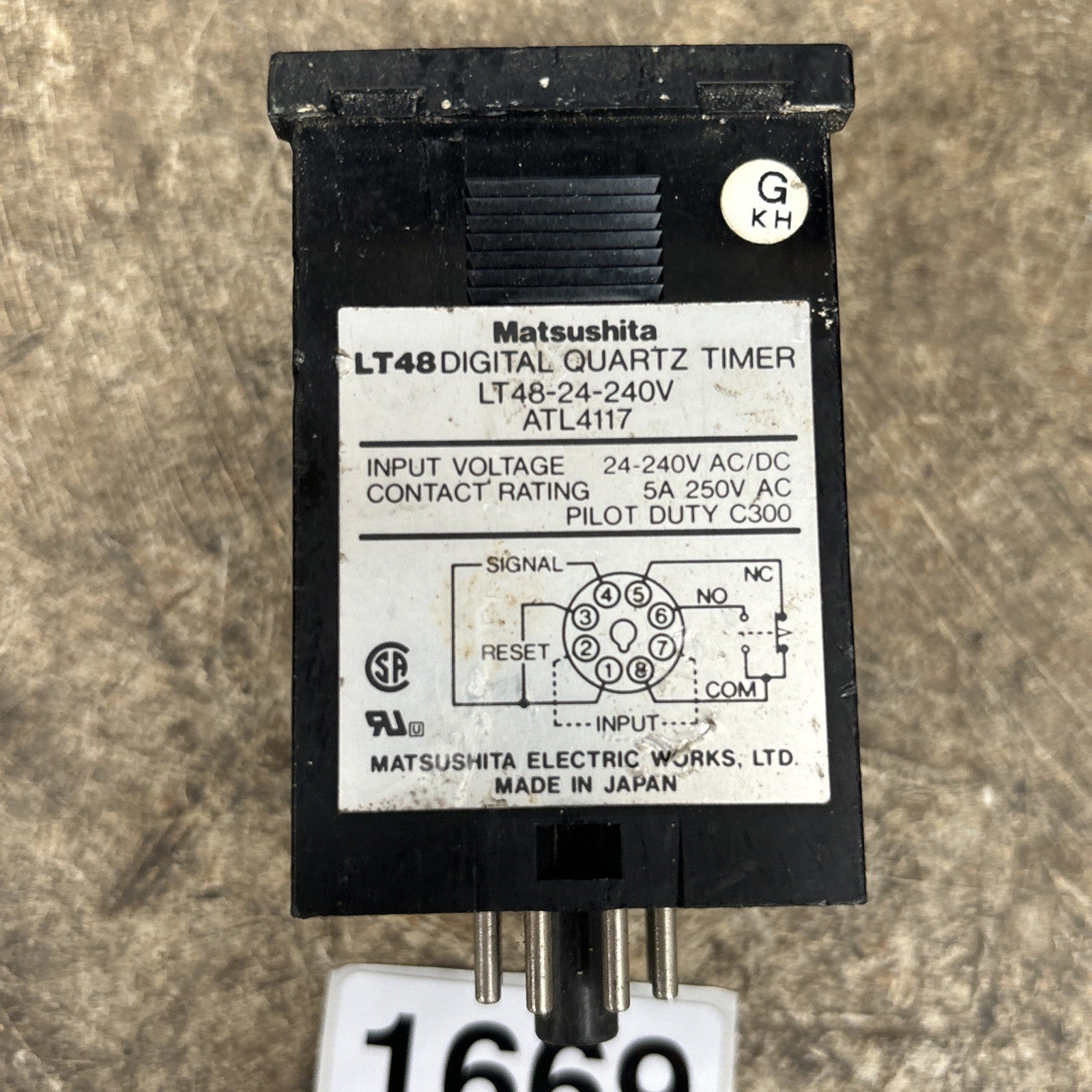 1pcs Used MATSUSHITA digital display time relay LT481