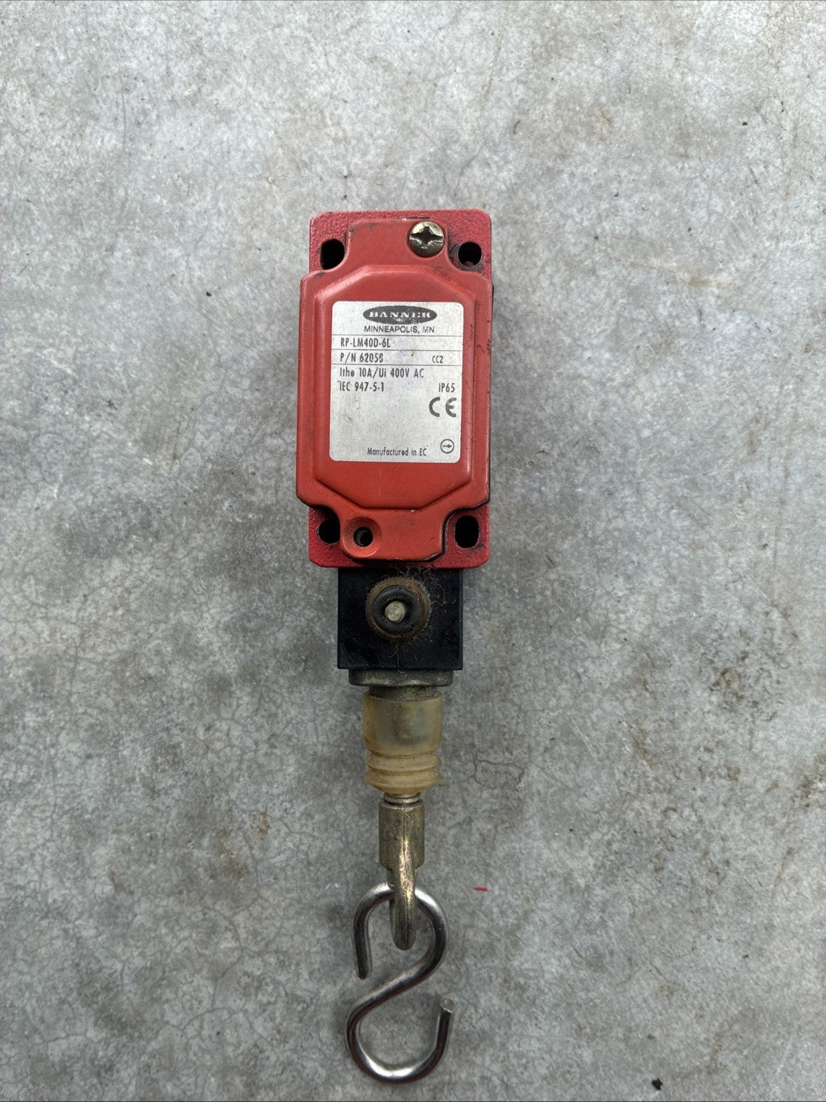 Banner Engineering RP LM40D 6L Cable Switch 10A 400VAC 467370