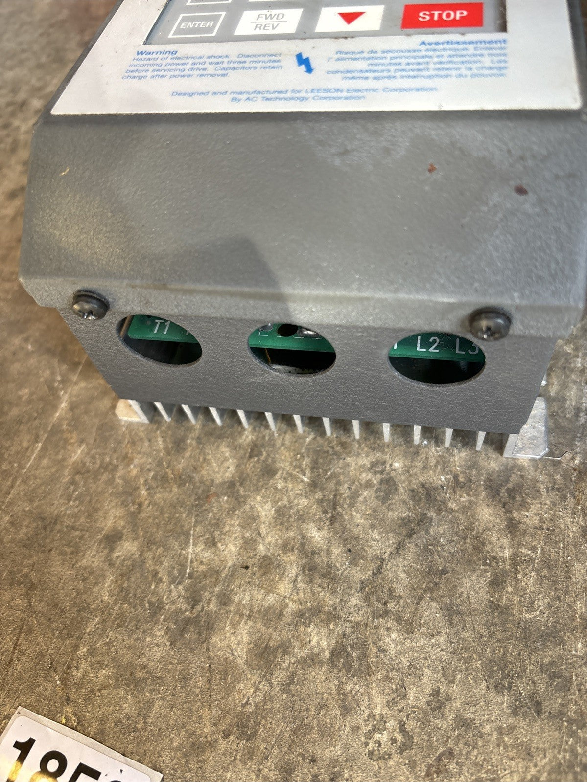 LEESON 174925.00 Variable Speed Drive VFD 480 590V 3PH 1Hp AC Motor5