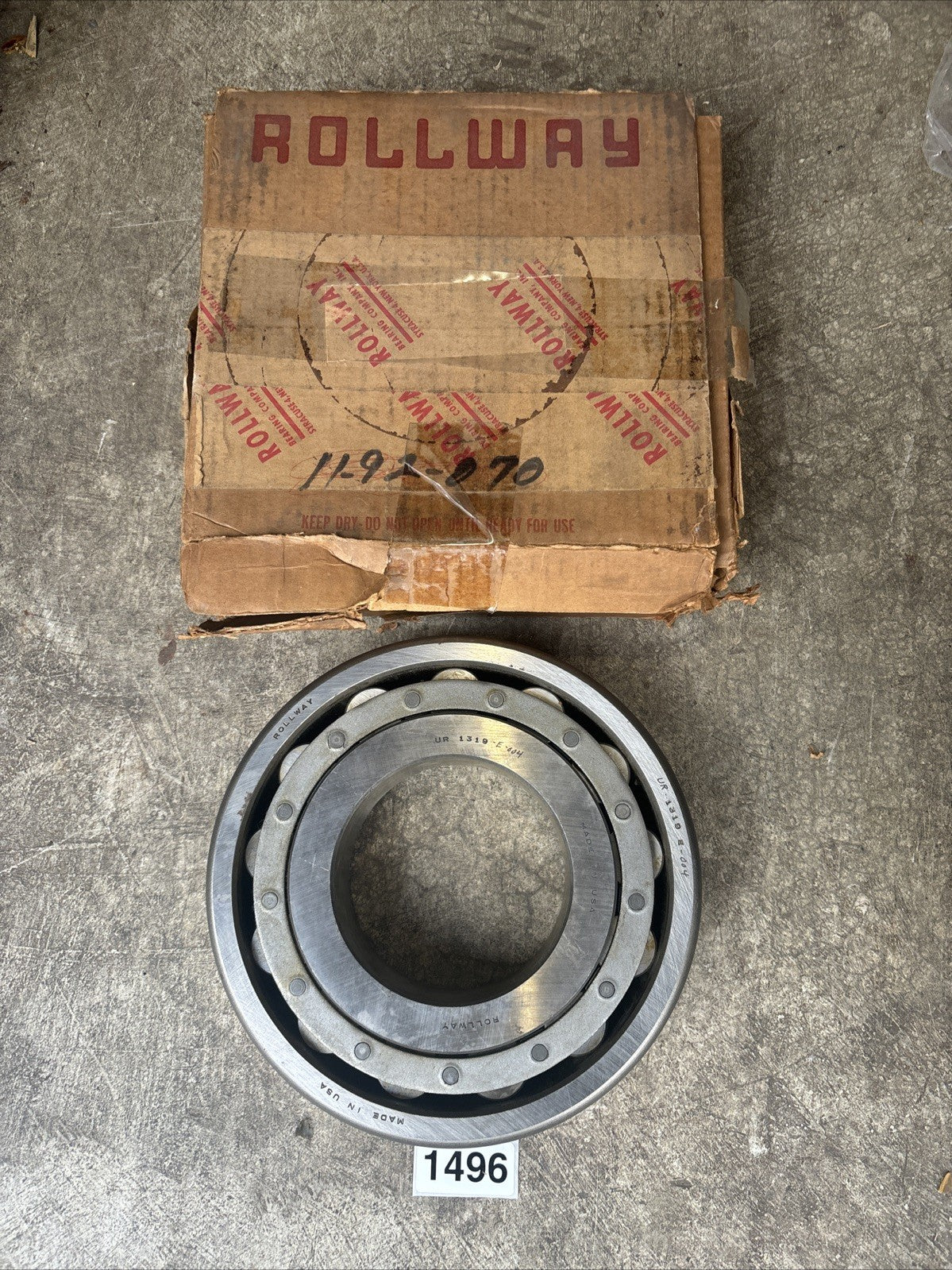 Rollway Cylindrical Roller Bearing w/Outer Ring 1319E004 (1319 E 004) NOS0
