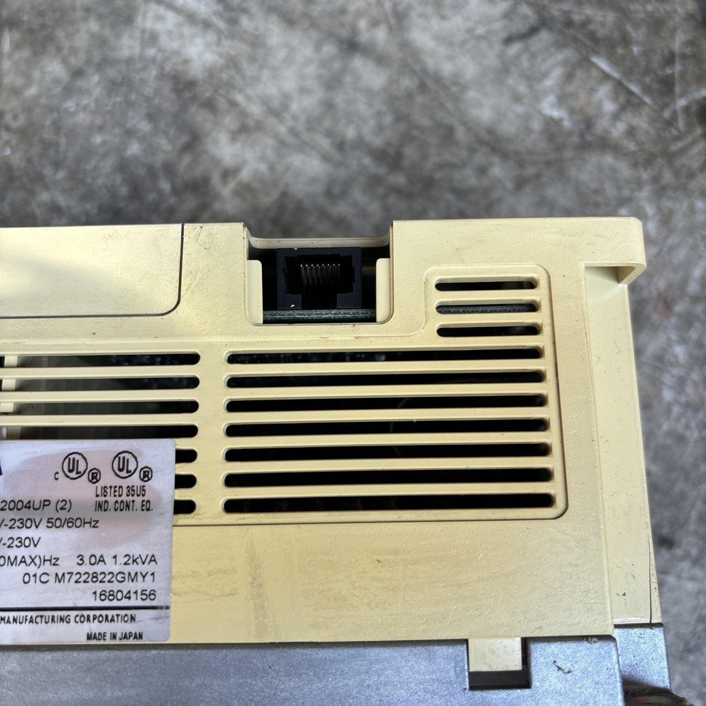 Toshiba VFS7 2004UP Transistor Invertor 3 Phase 3 Amp 200 230 Volts Works Read4