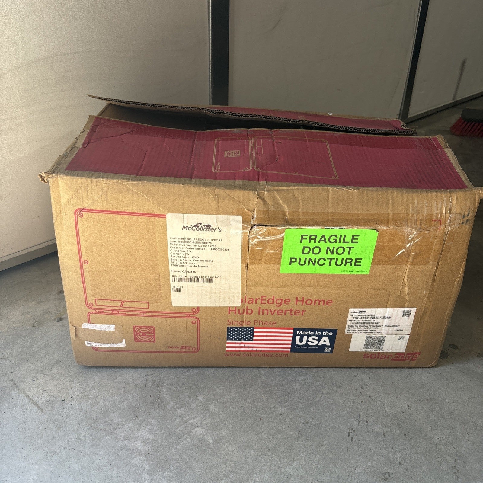 SolarEdge USE5000H USMNBE78 Home Hub Inverter, Single Phase0