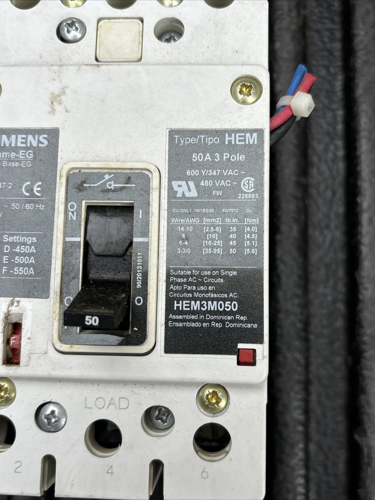 SIEMENS HEM3M050 Used, Tested Works1