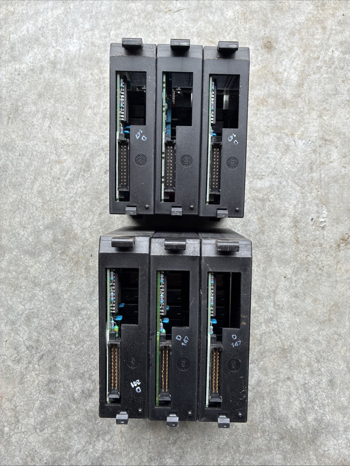 6x GE FANUC IC693MDL240E INPUT 120 VAC 16 PT  USED2