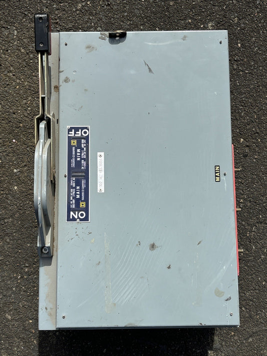 Square D QMB367MW Used Fusible Main Panel Switch 800A, 600Volt 3 Phase0