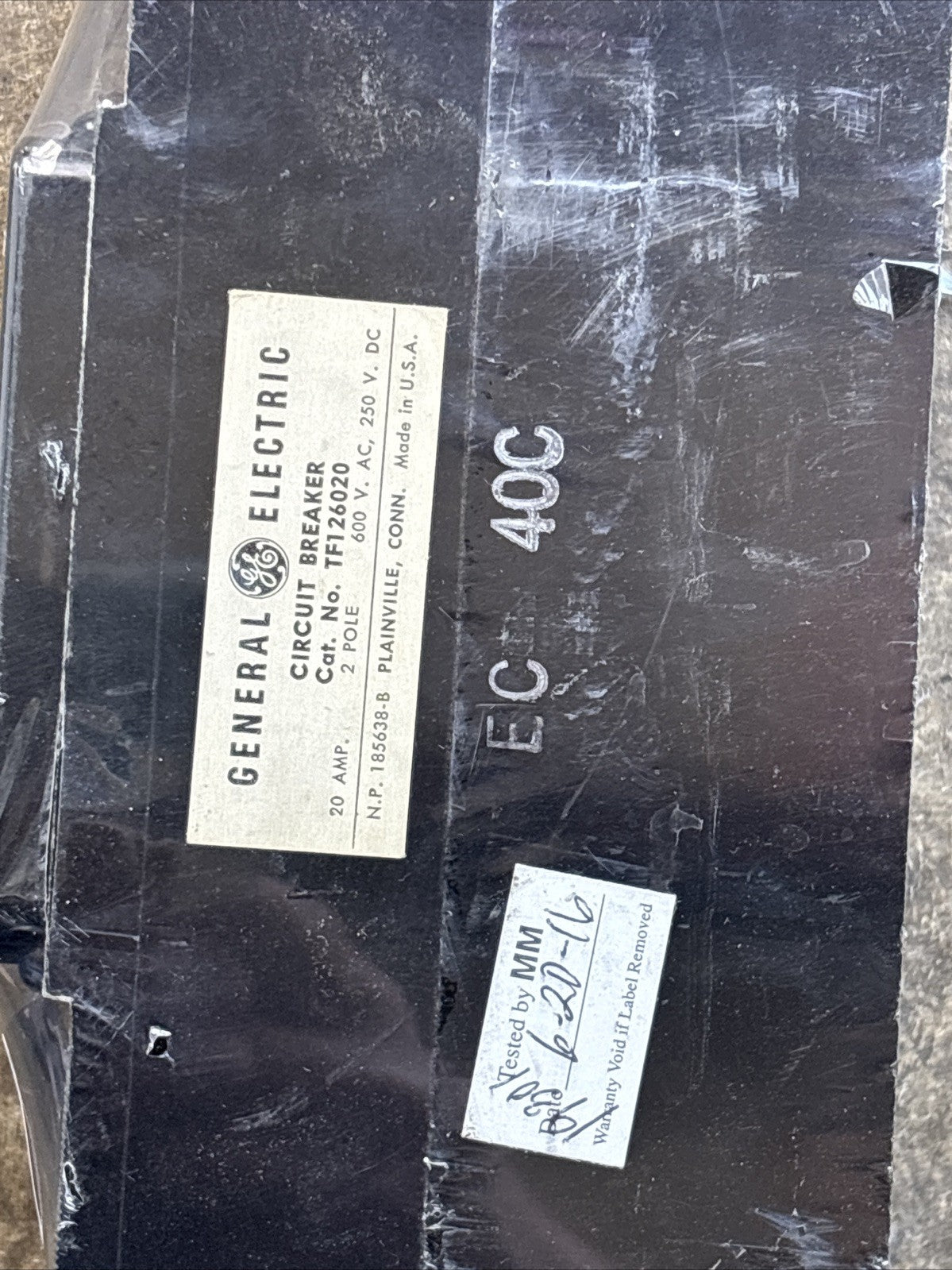 GENERAL ELECTRIC TF126020 / TF126020 Tested Works 20amp3