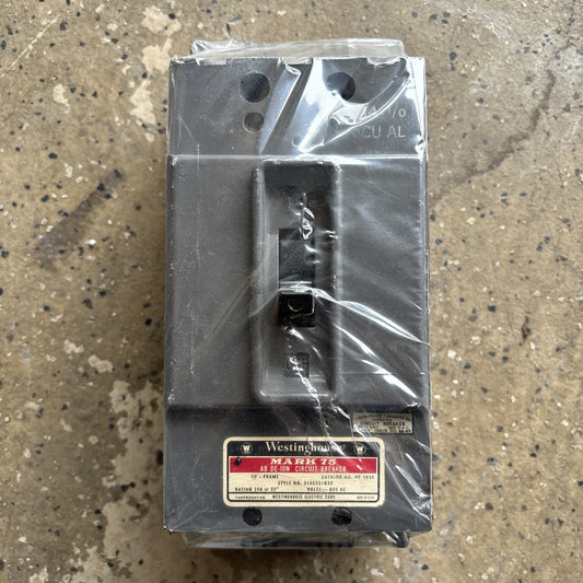Westinghouse HF3020 20A AB De Ion Circuit Breaker Mark 75 HF Frame 600V 20 Amp0