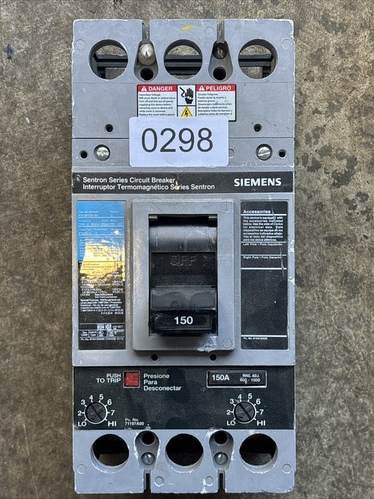 ITE SIEMENS FXD62B150 CIRCUIT BREAKER  *TESTED*0