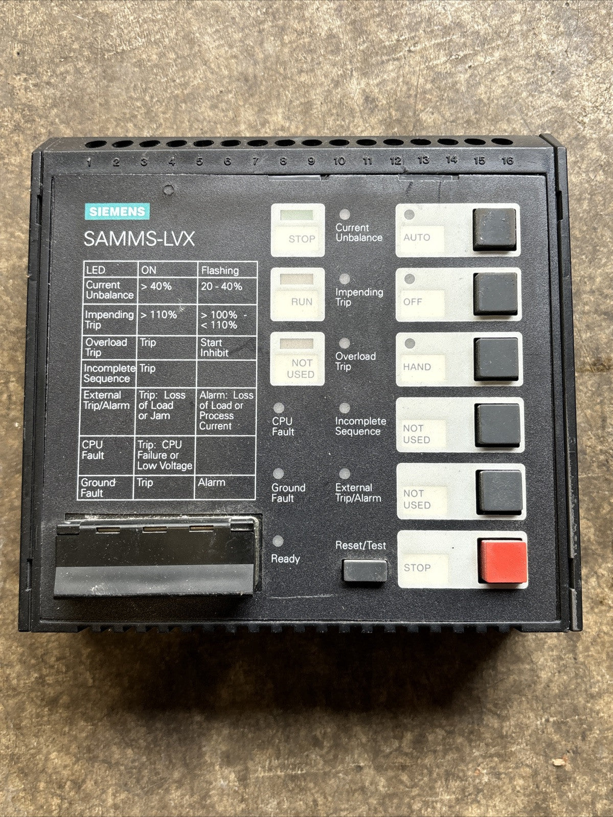 SIEMENS SAM 5 SAMMS LVX MODULE NSNP USED GOOD CONDITON.0