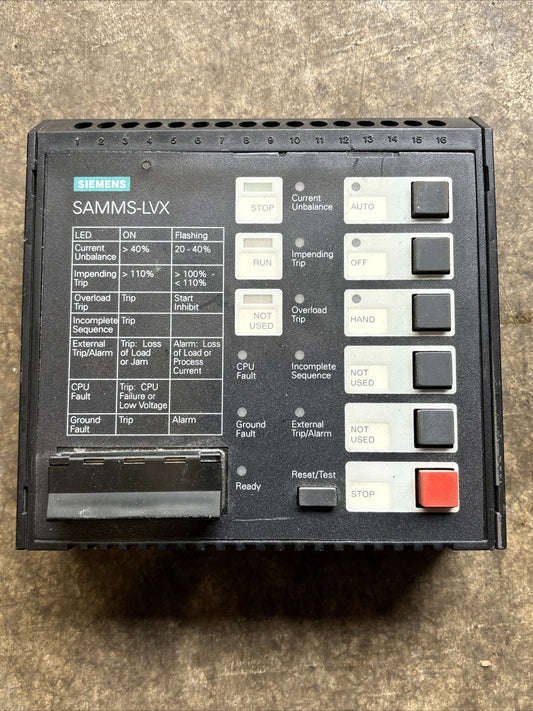SIEMENS SAM 5 SAMMS LVX MODULE NSNP USED GOOD CONDITON.0