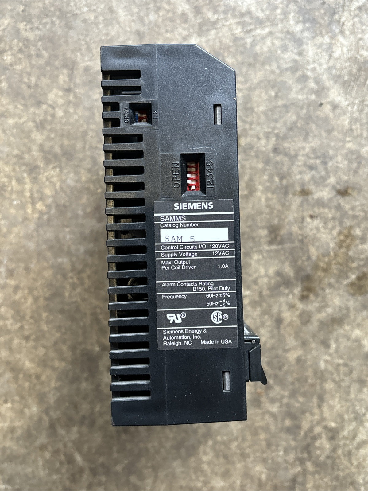 SIEMENS SAM 5 SAMMS LVX MODULE NSNP USED GOOD CONDITON.5