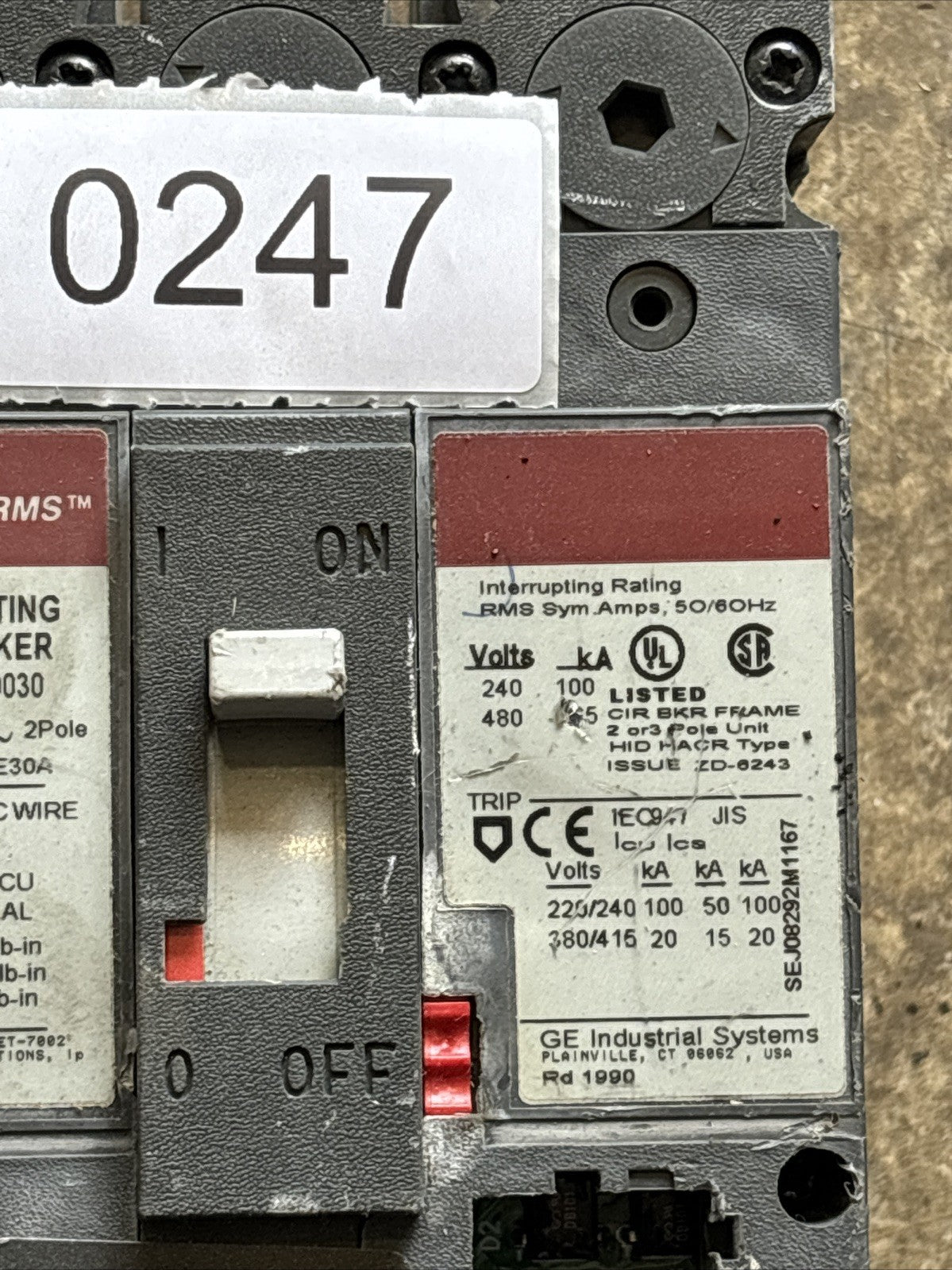 GENERAL ELECTRIC SELA24AT0030 / SELA24AT0030 (USED) 30Amp2
