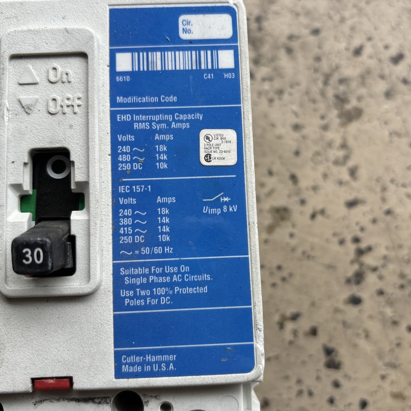 EATON CORPORATION EDH3030 / EDH3030 USED TESTED WORKS1